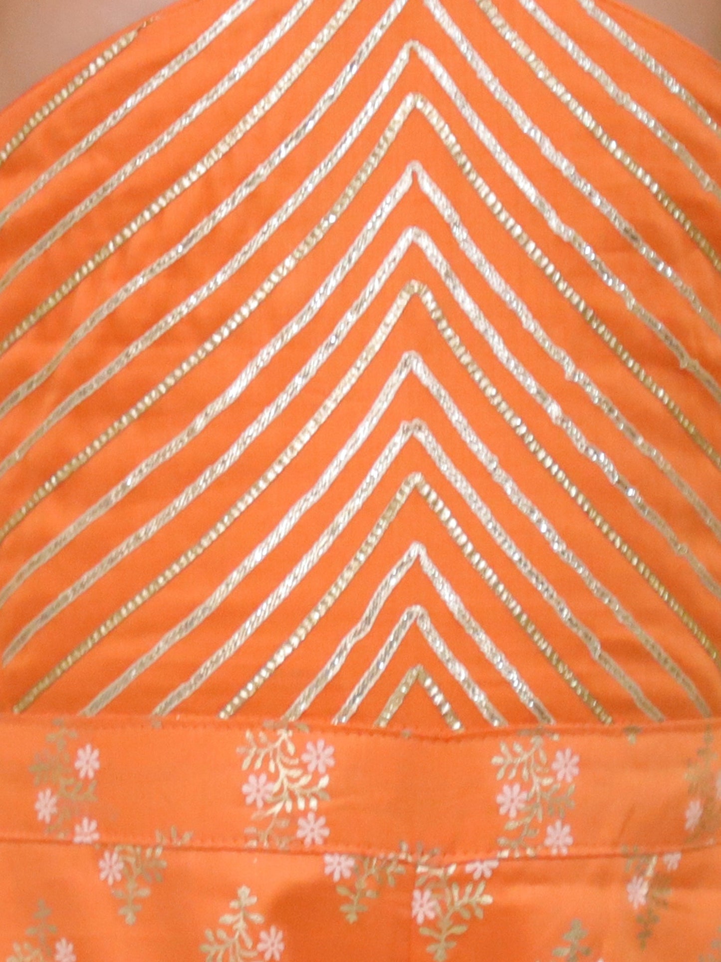 Mehfil Orange Stylish Jumpsuit For Girls