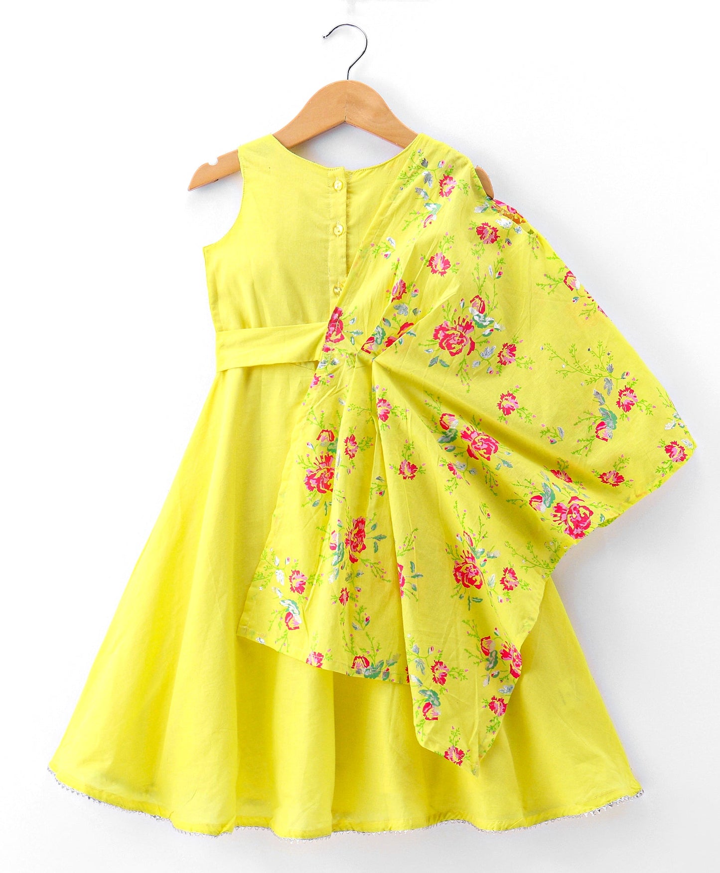 Girls Maxi With Lace Work