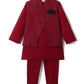 Boys Printed Cotton Kurta Pyjama Jacket Set