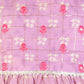 Girls printed chanderi lurex ghaghra choli set