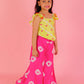 Girls Fusion Tie & Dye Flared Palazzo with Top