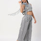 Mehfil Grey Girls Co-ordinate Set For Girls