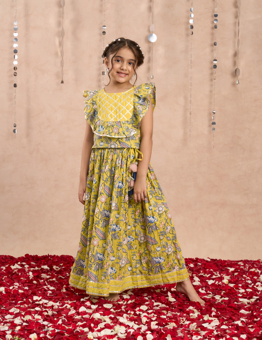 Lil Drama Girls Choli with Ghaghra Set