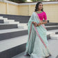 Rani Pink & Sky Ethnic Lehenga