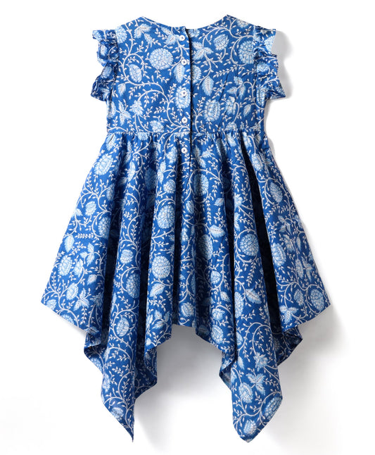 Girls Stylish Folklore Printed Dress