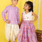 Boys printed kurta dhoti set