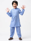 Bollywood Tadka Blue Kurta Pant Set For Boys