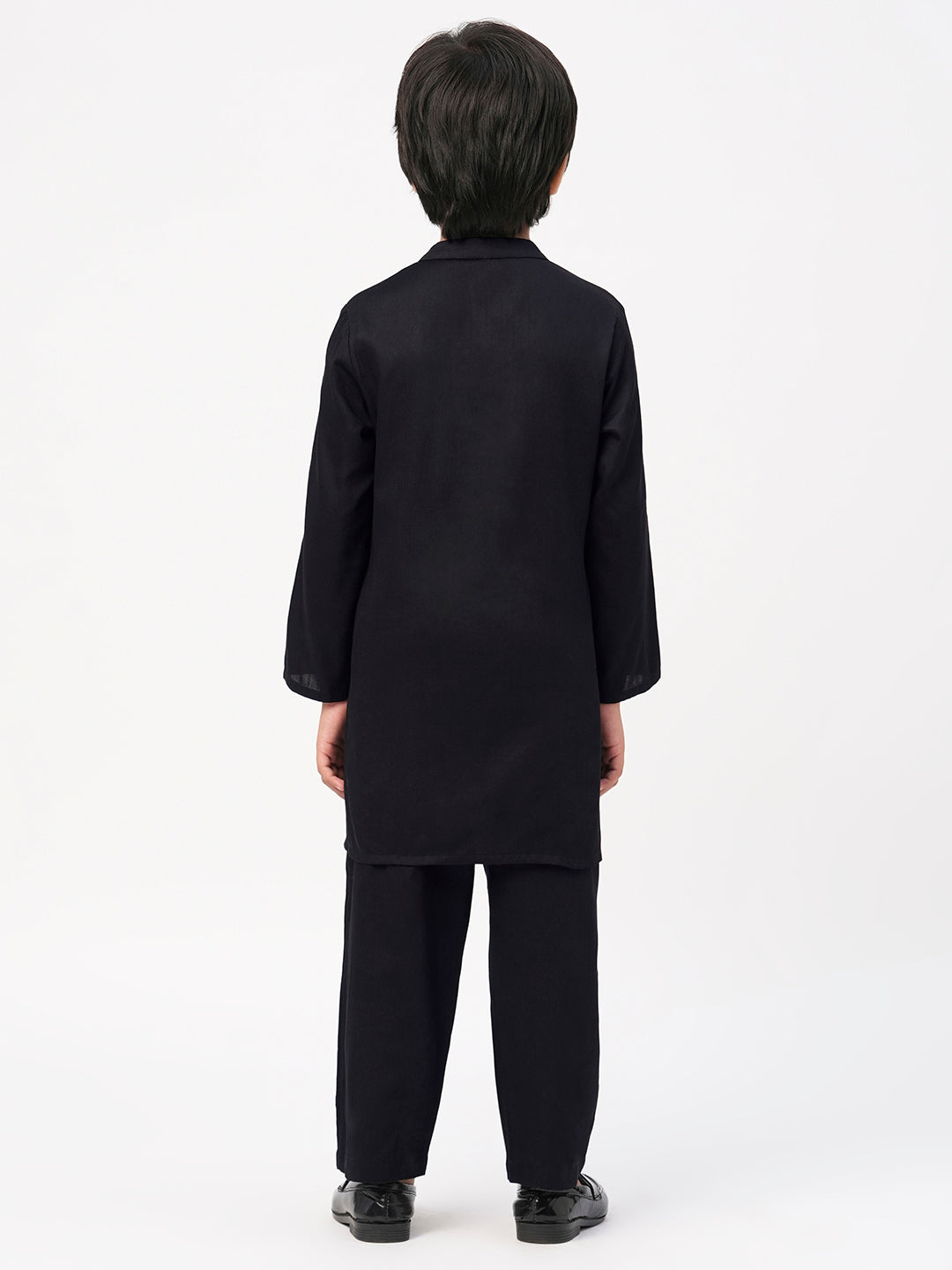 Bollywood Tadka Black Kurta Pant Set For Boys