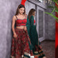 Raas | Red Corset Chaniyacholi