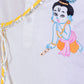 Marigold Magic White Boys Cotton Kurta And Yellow Dhoti Ethnic Set