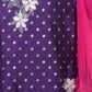 Zarqa Girls Purple Kurta With Sharara Set