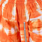 Marigold Magic White Boys Cotton Kurta And Orange Dhoti Ethnic Set
