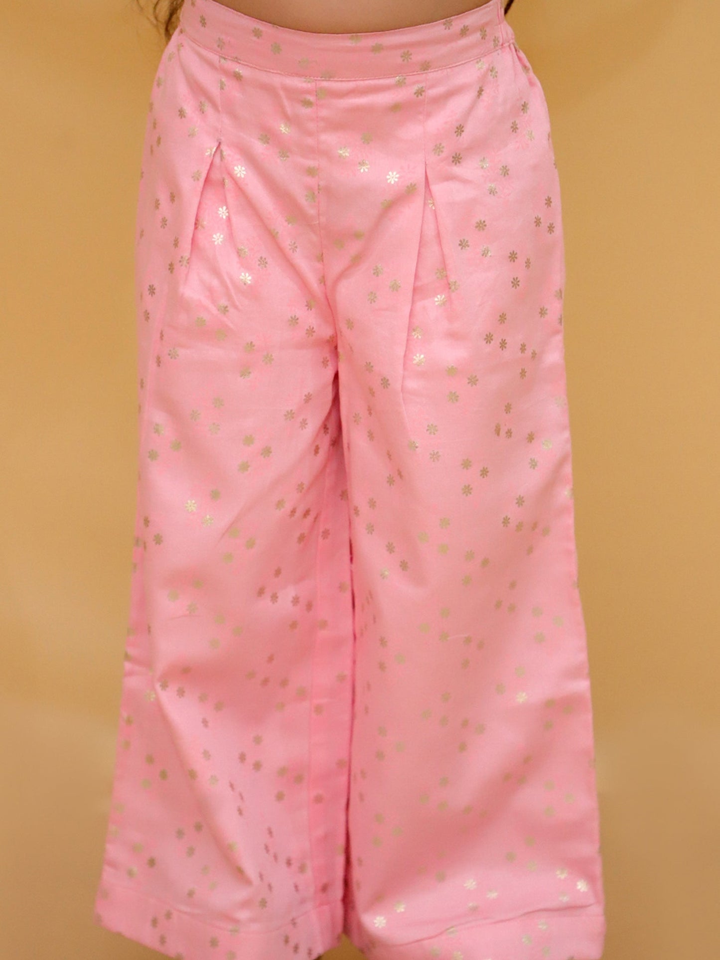 Bollywood Tadka Pink Stylish Jacket and Pant With Bustier Set For Girls