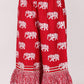 Trunk Tales Girls Red Kurta with Sharara set