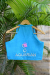Aquarius Blouse – Hand-Embroidered Zodiac Elegance - Ensembles