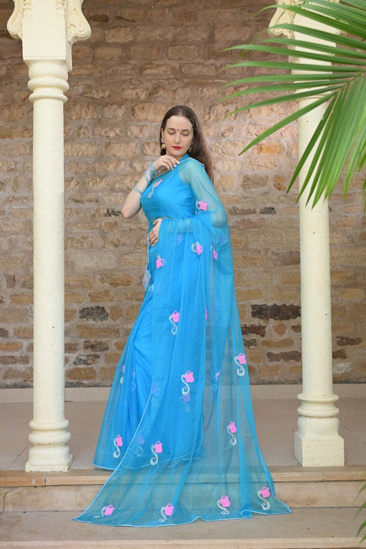 Aquarius Saree – Flowing Freedom - Ensembles