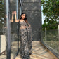 Army Print Chiffon Saree - Ensembles