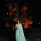 Arum Pastel Green Georgette Saree - Ensembles