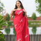 Barbie Fuchsia Pink Upada Silk Saree - Ensembles