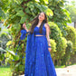 Blue Bandhej Print Lehenga - Ensembles