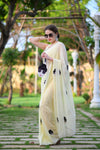 Boss Lady Yellow Georgette Saree - Ensembles