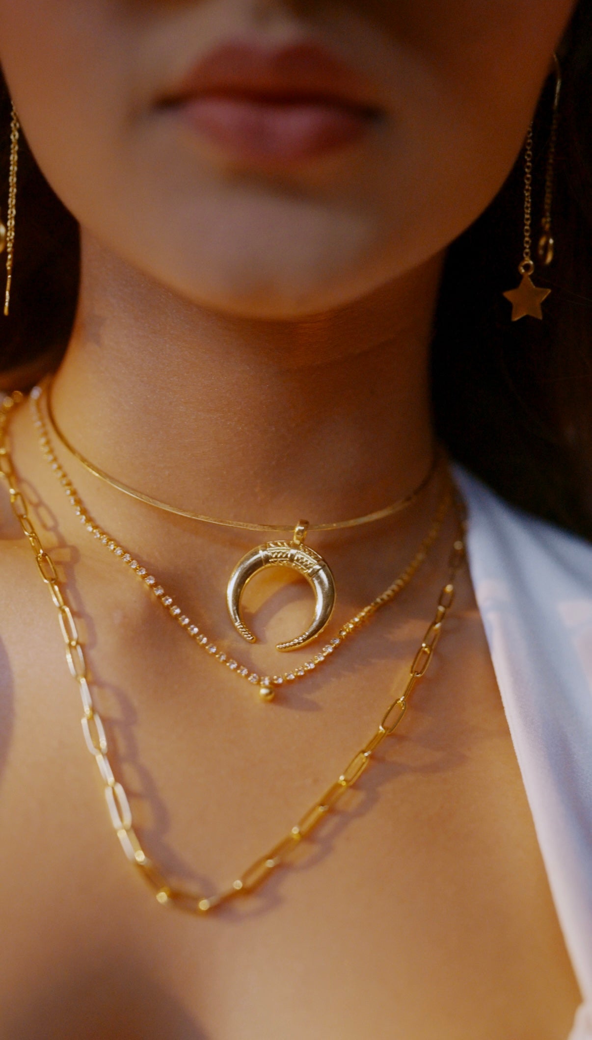 Moonlight- Stack Necklace