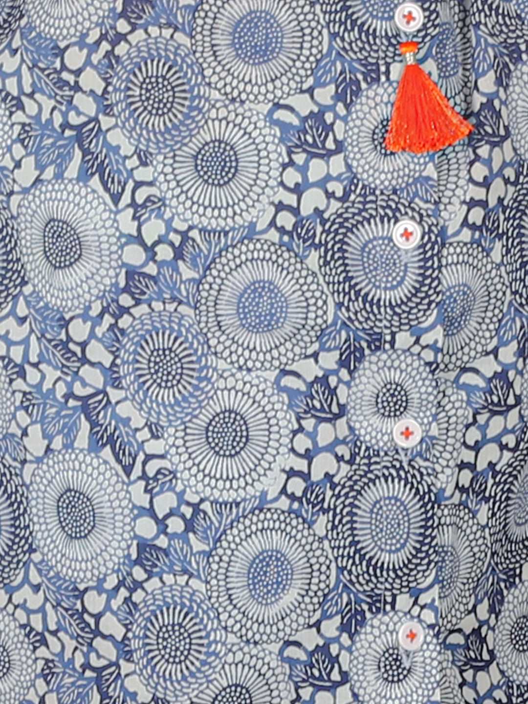 Folklore Boys Navy Kurta with Dhoti