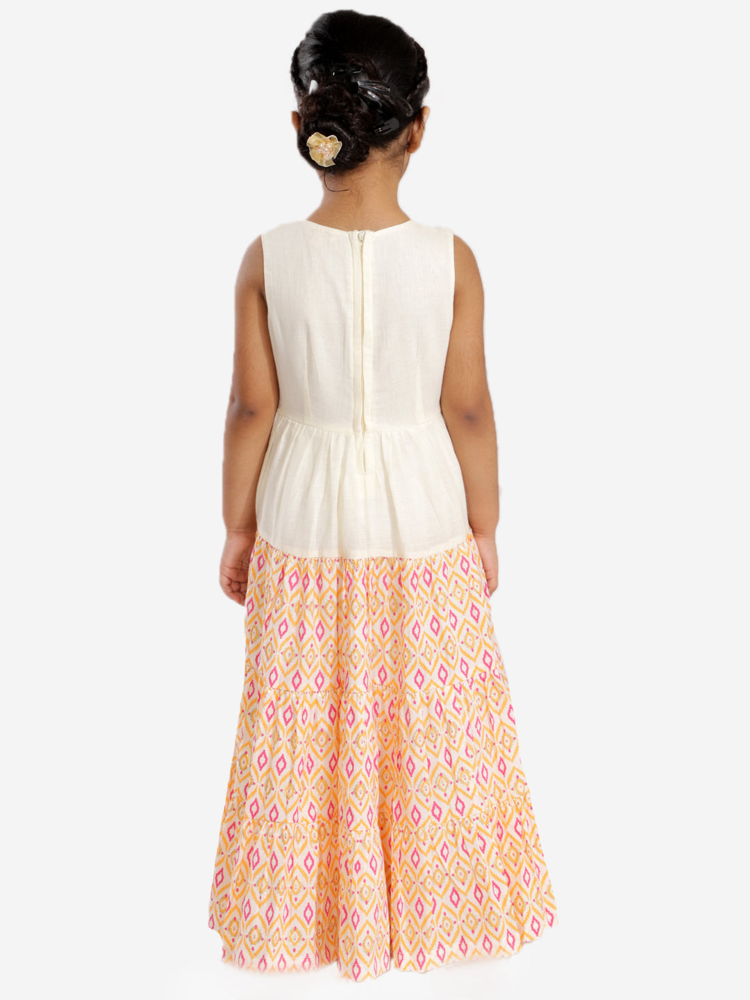 Lil Drama Girls Cotton Ethnic Maxi