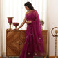 Chand Hand-Embroidered Silk Organza Saree - Ensembles