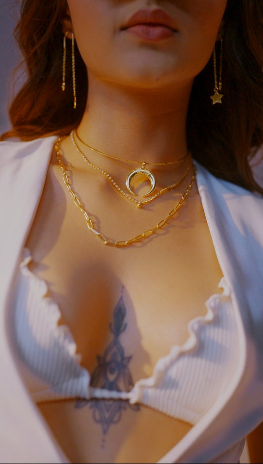 Moonlight- Stack Necklace