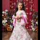 Graceful Glamour: A Stunning Embroidered Lehenga Set For Your Little One's Festive Sparkle!