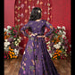 Peplum Perfection: A Stunning Floral-printed Peplum Top With A Matching Lehenga For A Regal Yet Trendy Look!