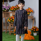 Royal Purple Silk Kurta with Gold Embroidered Nehru Jacket and White Pants – Perfect for Weddings, Festive Celebrations, and Special Occasions