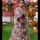 Elegant Embroidered Lehenga With Attached Floral Cape And Matching Potli Bag – Perfect For Weddings, Festivals, And Grand Celebrations