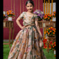 Grace in Bloom: Designer Kids Floral Lehenga Set