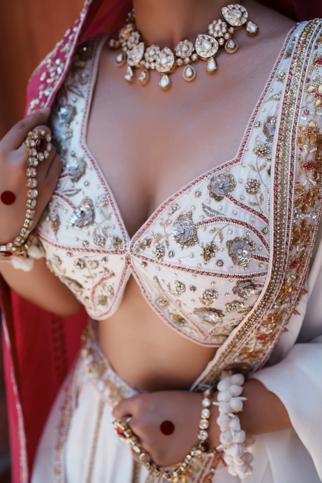Mukta Raw Silk Lehenga Set