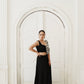 Midnight Glamour Drape Saree Set