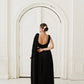 Midnight Glamour Drape Saree Set