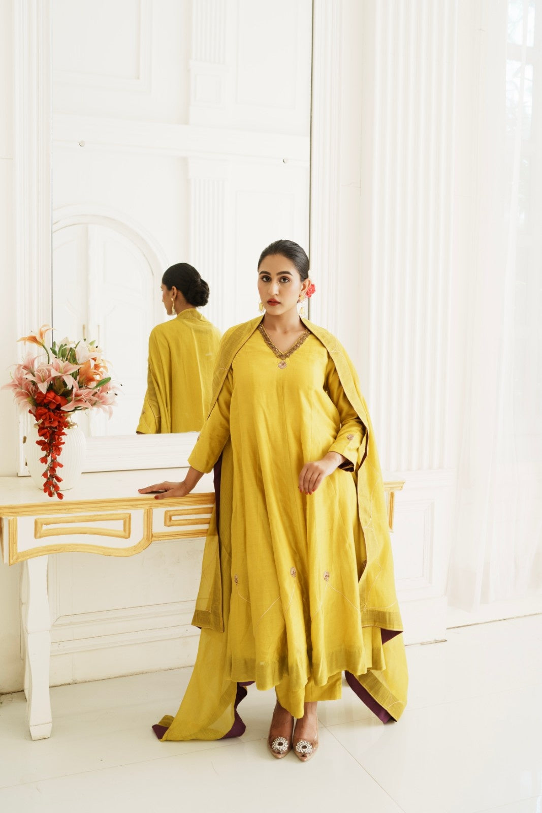 Sunshine Zardosi Suit Set