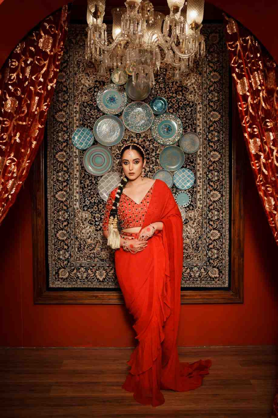 Ranika Organza Drape Saree