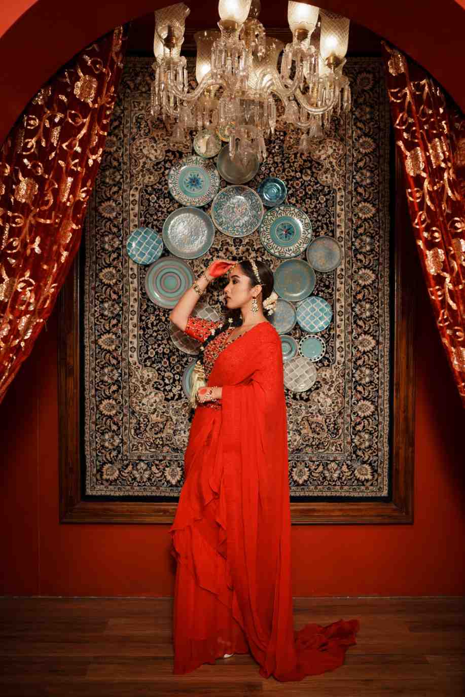 Ranika Organza Drape Saree