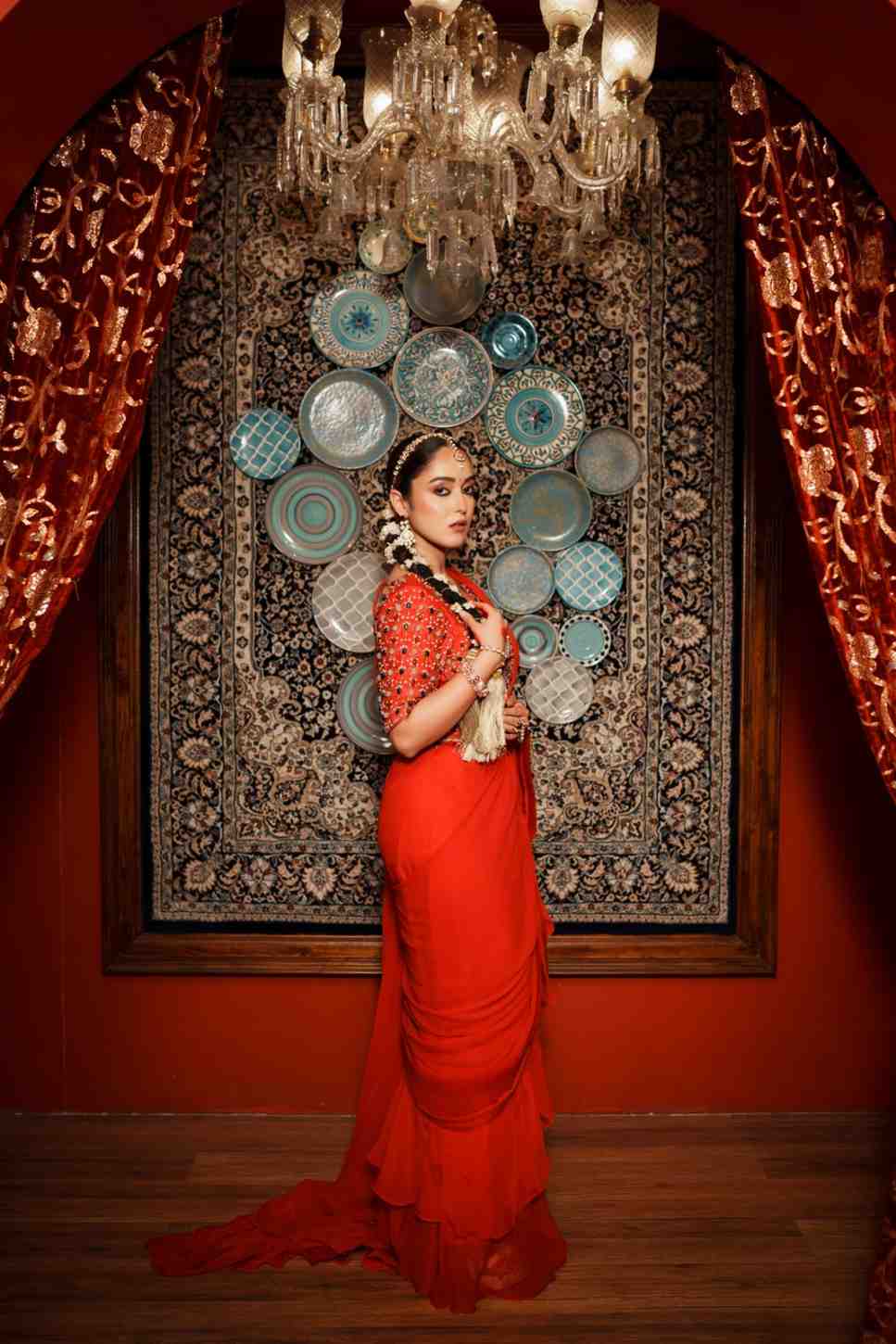 Ranika Organza Drape Saree
