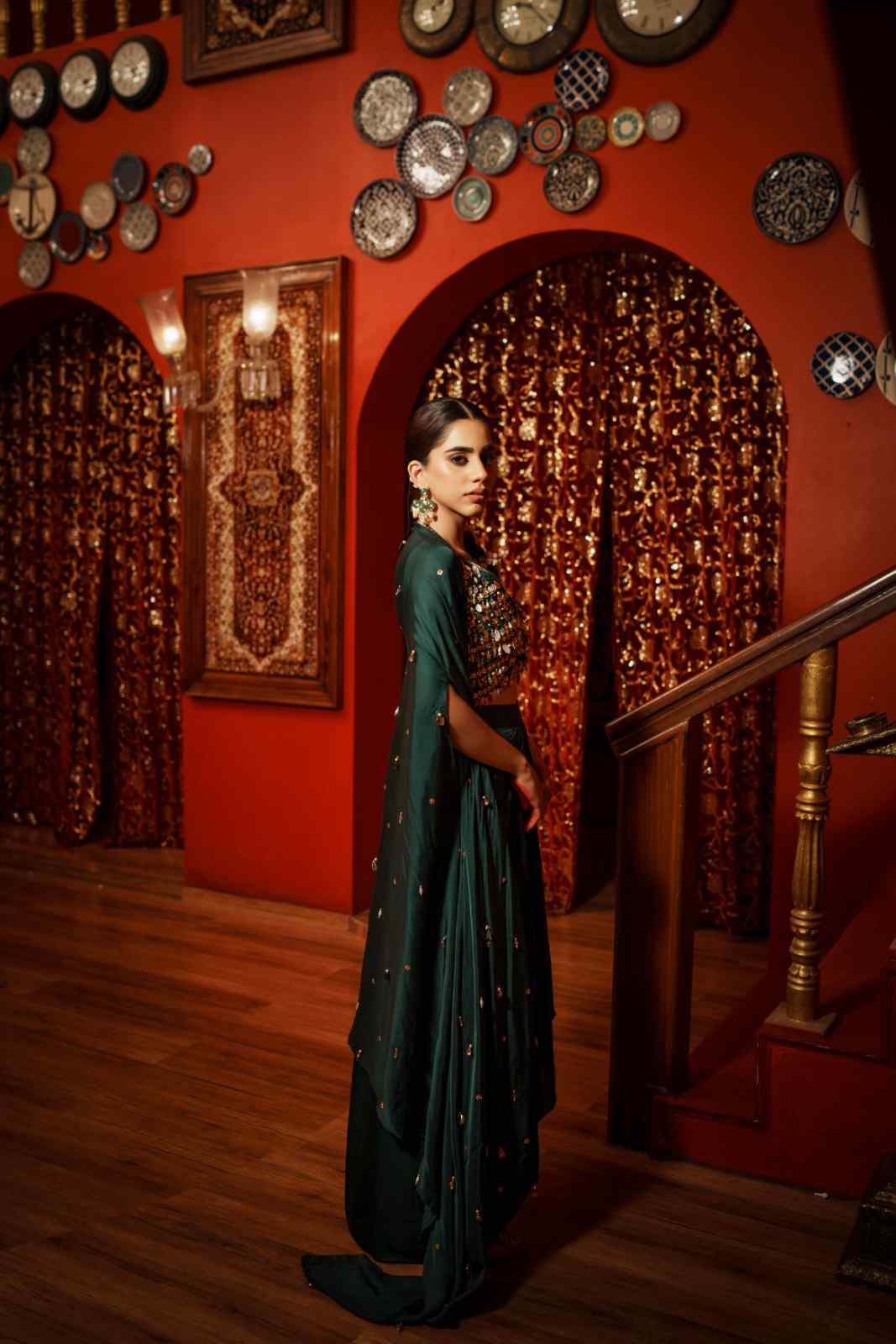 Rajnandini Modal Satin Lehenga Set