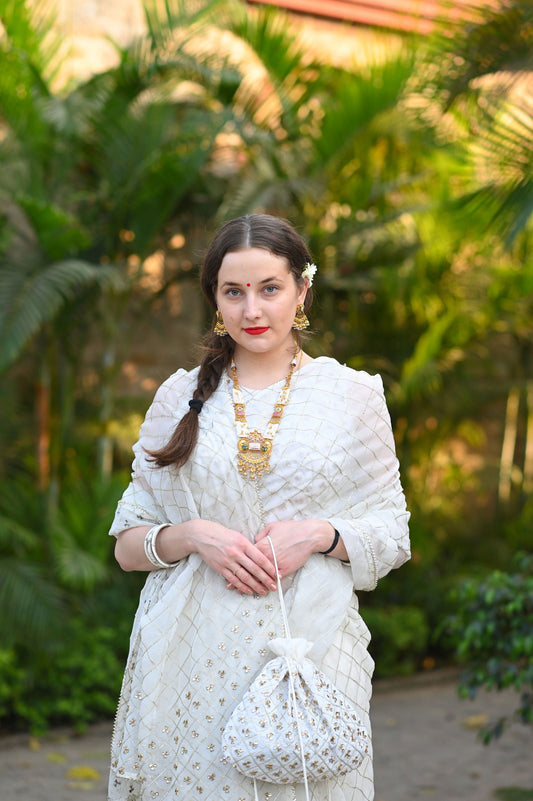 Gangubai Wali Safed Saree - Ensembles
