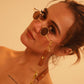 Brown Leather & Hand Belt - Glasses