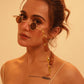 Brown Leather & Hand Belt - Glasses