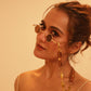 Brown Leather & Hand Belt - Glasses