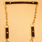Black Leather & Hand Belt with Glasses