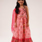 Raangoli Girls Pink Embroidered Lehanga Choli Set