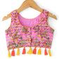 Golden Weaves Girls Purple Lehanga Choli Set